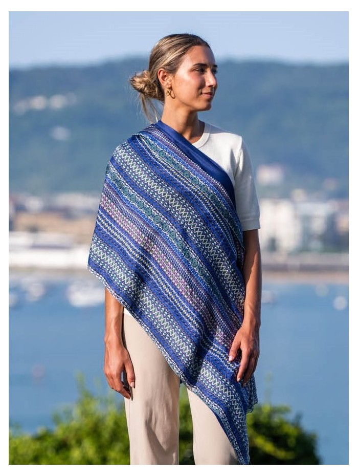 Foulard double en soie ASK84CD