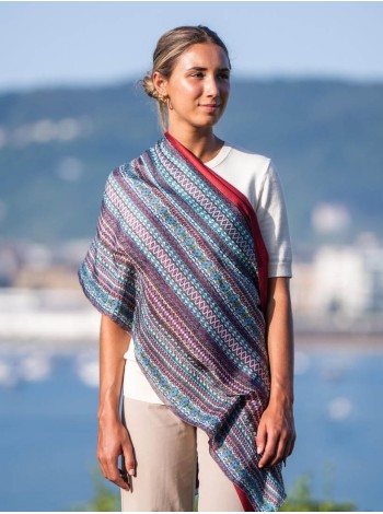 Foulard double en soie ASK84CD