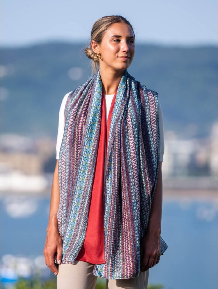 Double silk foulard ASK84CD