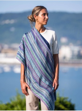 Foulard double en soie ASK84CD