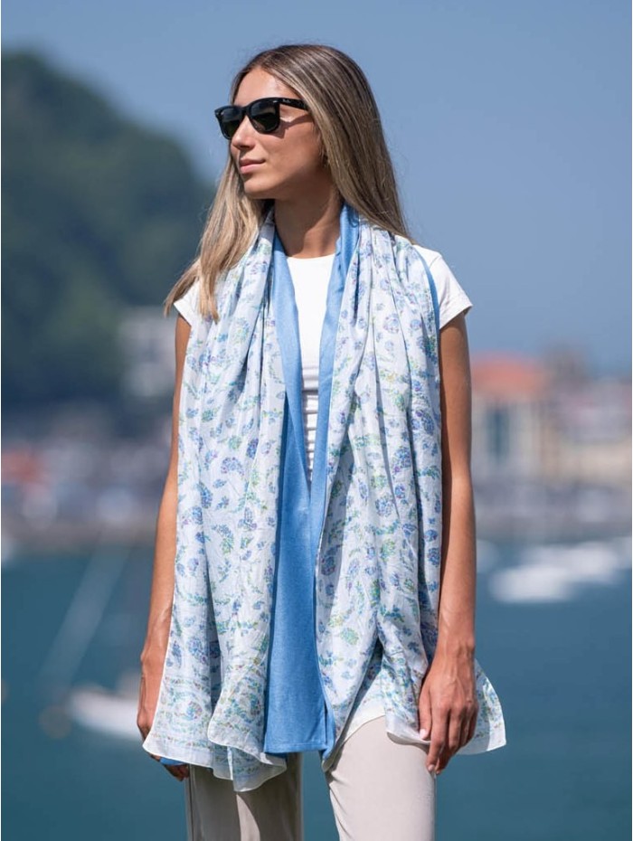 Foulard double en soie ASK111CD