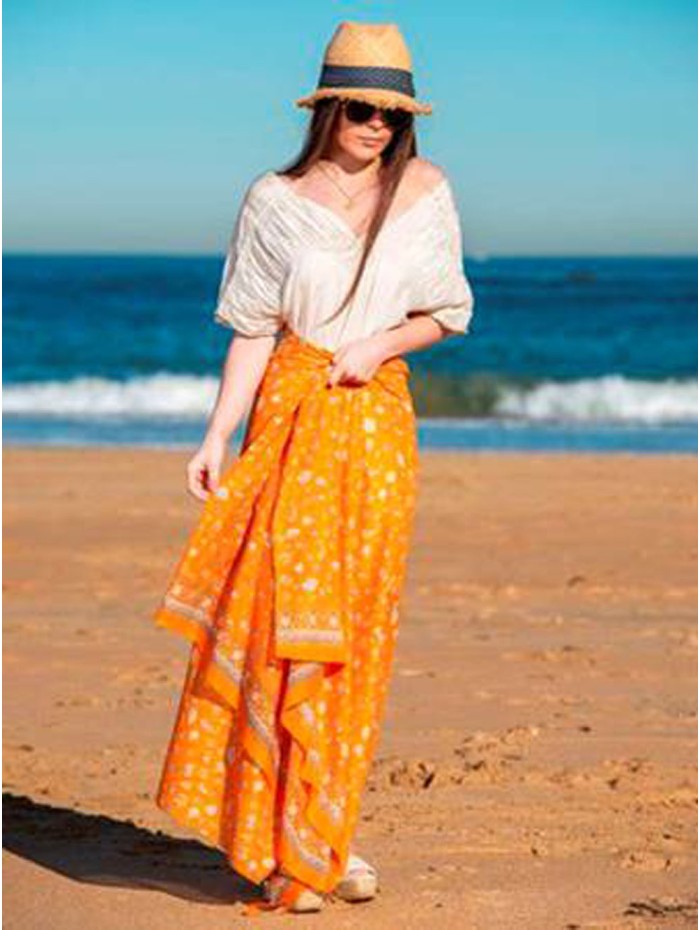Cotton shawl-sarong ACT78C