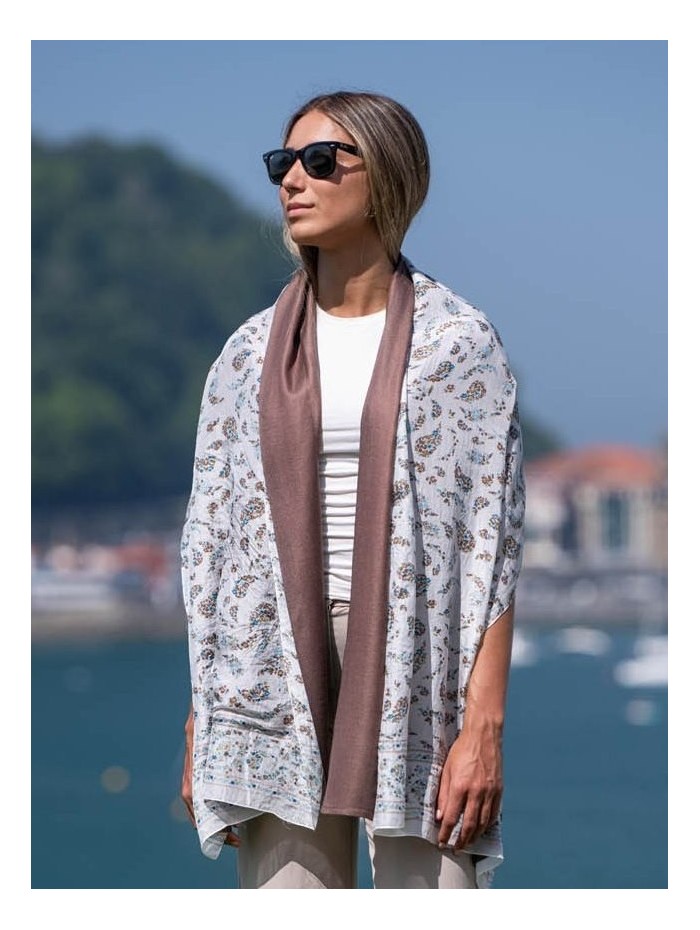 Foulard double en soie ASK111CD