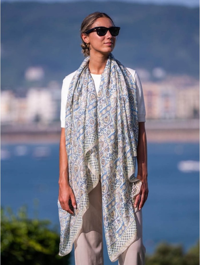Silk foulard ASK127C
