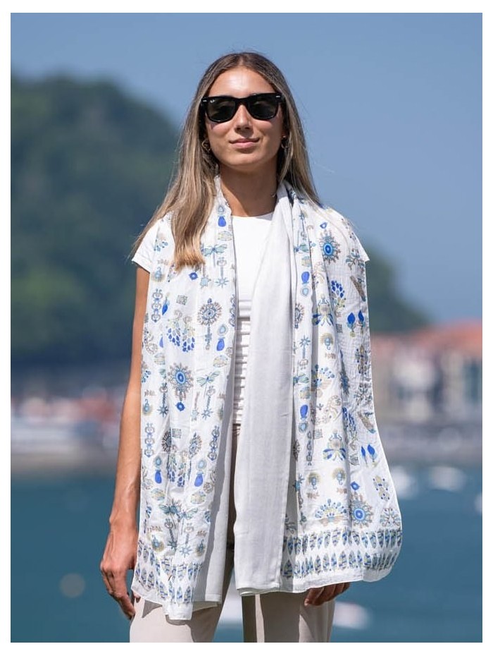 Double silk foulard ASK139CD