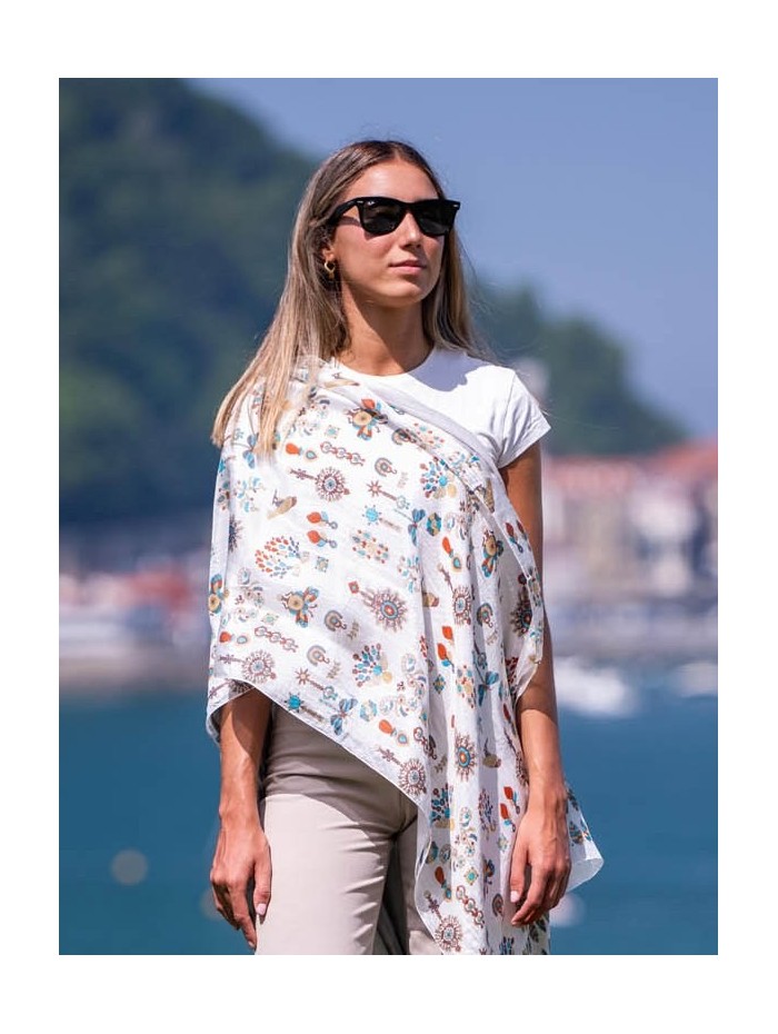 Double silk foulard ASK139CD