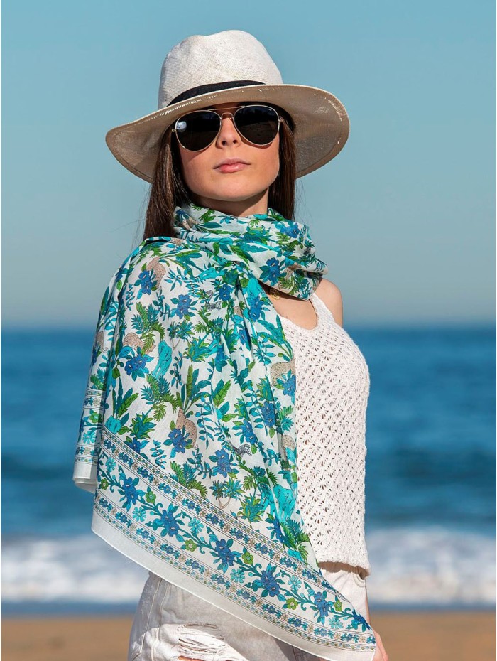 Cotton shawl-sarong ACT81C