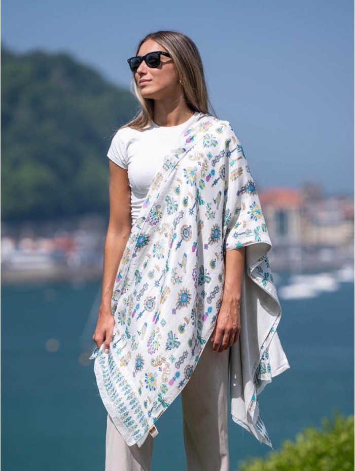 Double silk foulard ASK139CD