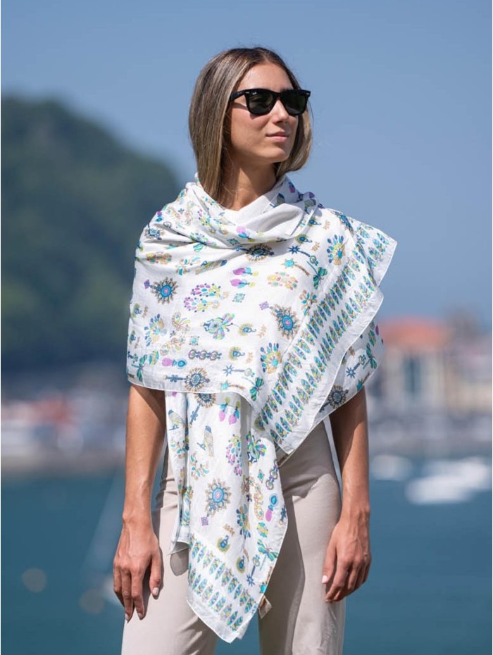 Double silk foulard ASK139CD