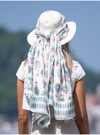 Double silk foulard ASK139CD