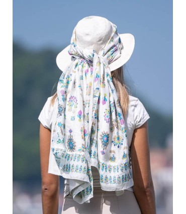 Double silk foulard ASK139CD