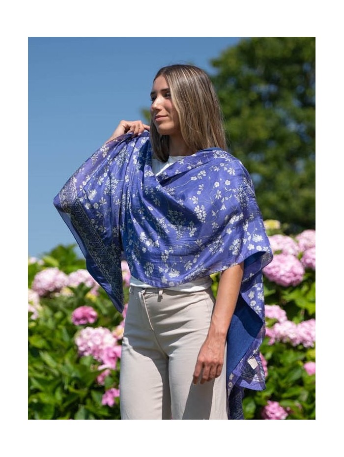 Foulard double en soie ASK185CD