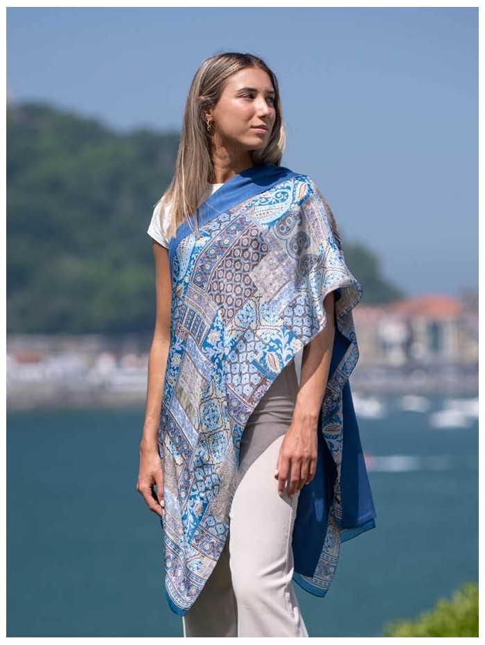 Foulard double en soie ASK182CD