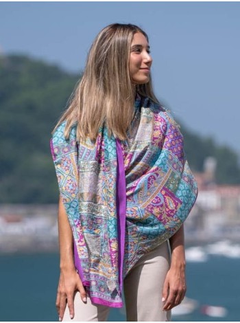 Double silk foulard ASK182CD