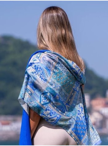 Double silk foulard ASK182CD