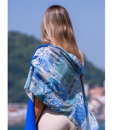 Foulard double en soie ASK182CD