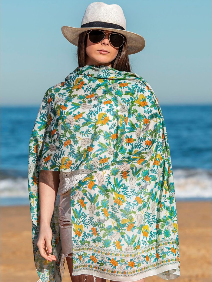 Cotton shawl-sarong ACT81C