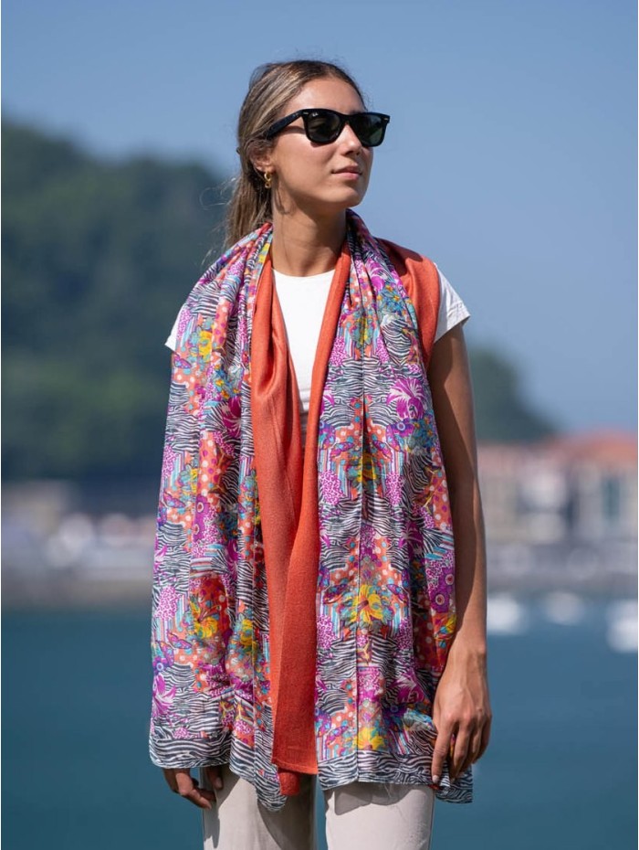Double silk foulard ASK189CD