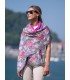 Foulard double en soie ASK189CD