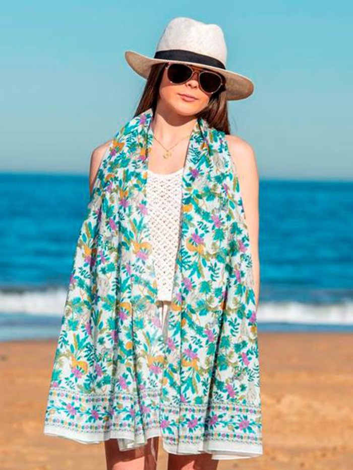 Cotton shawl-sarong ACT81C