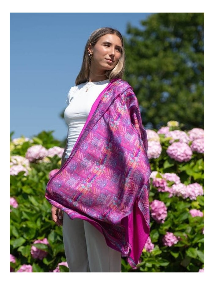 Double silk foulard ASK234CD