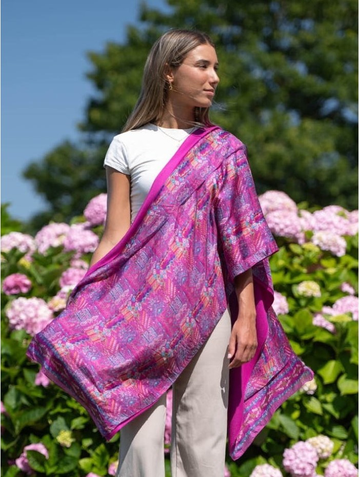 Foulard double en soie ASK234CD