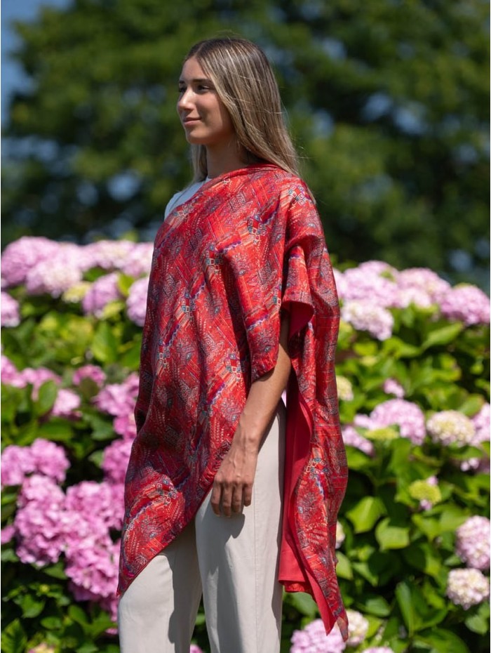 Foulard double en soie ASK234CD