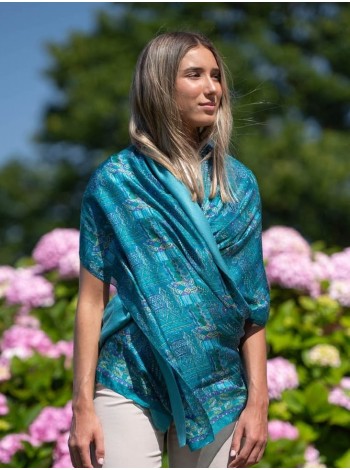 Foulard double en soie ASK234CD