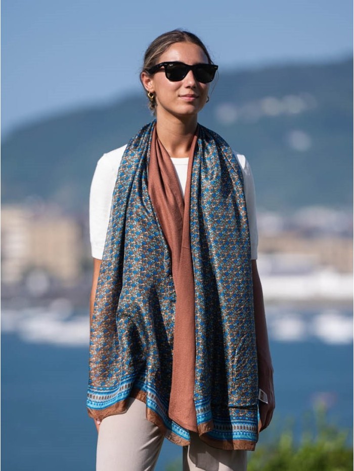 Double silk foulard ASK252CDB