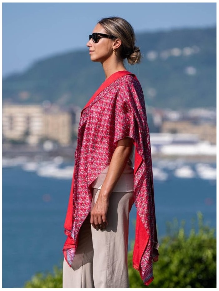 Foulard double en soie ASK252CDB