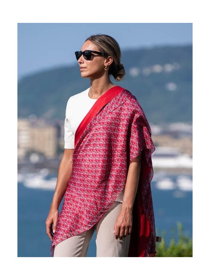 Double silk foulard ASK252CDB