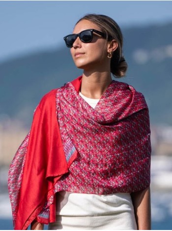 Double silk foulard ASK252CDB