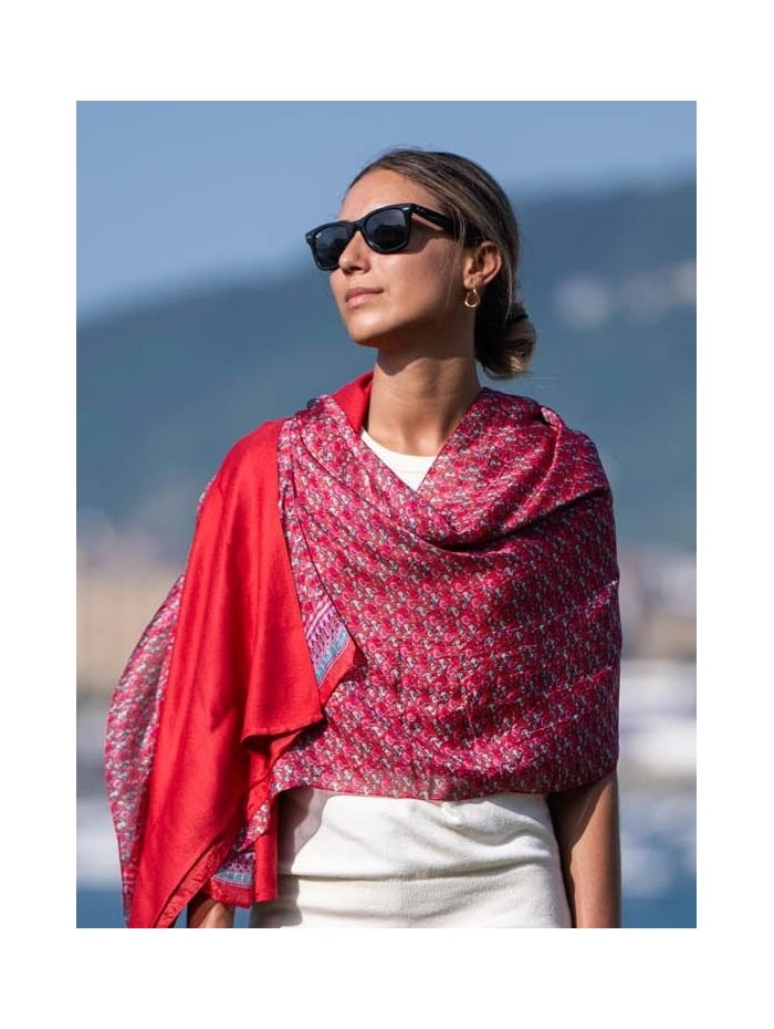 Double silk foulard ASK252CDB