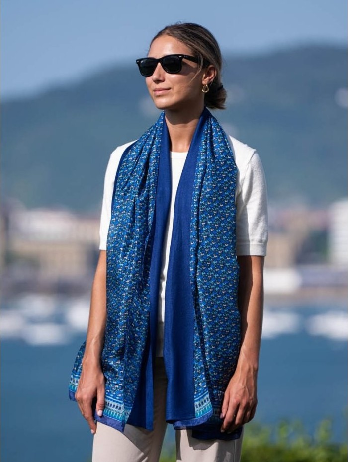 Foulard double en soie ASK252CDB