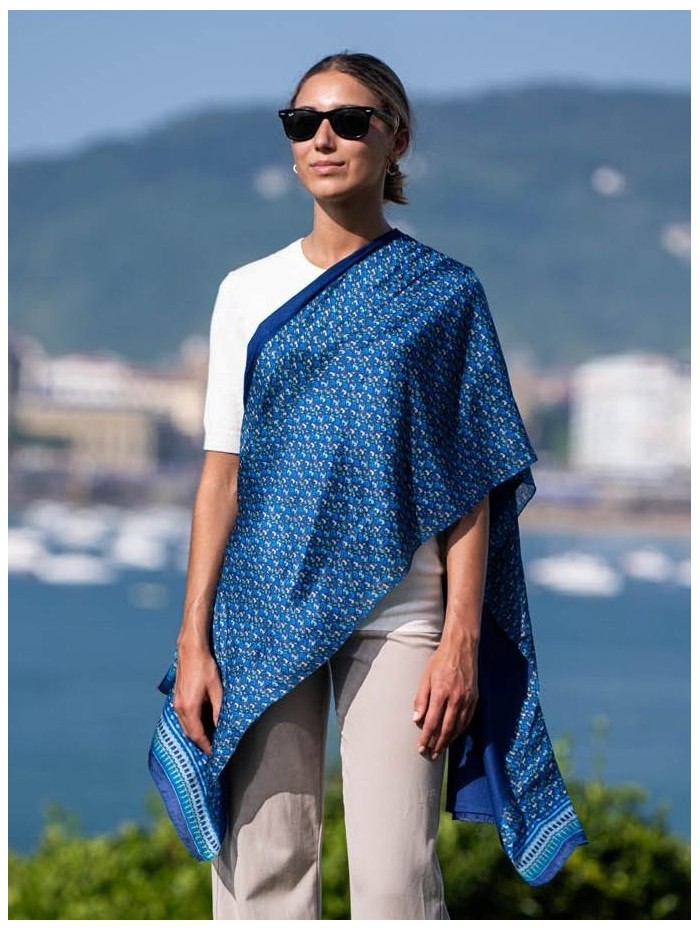 Double silk foulard ASK252CDB