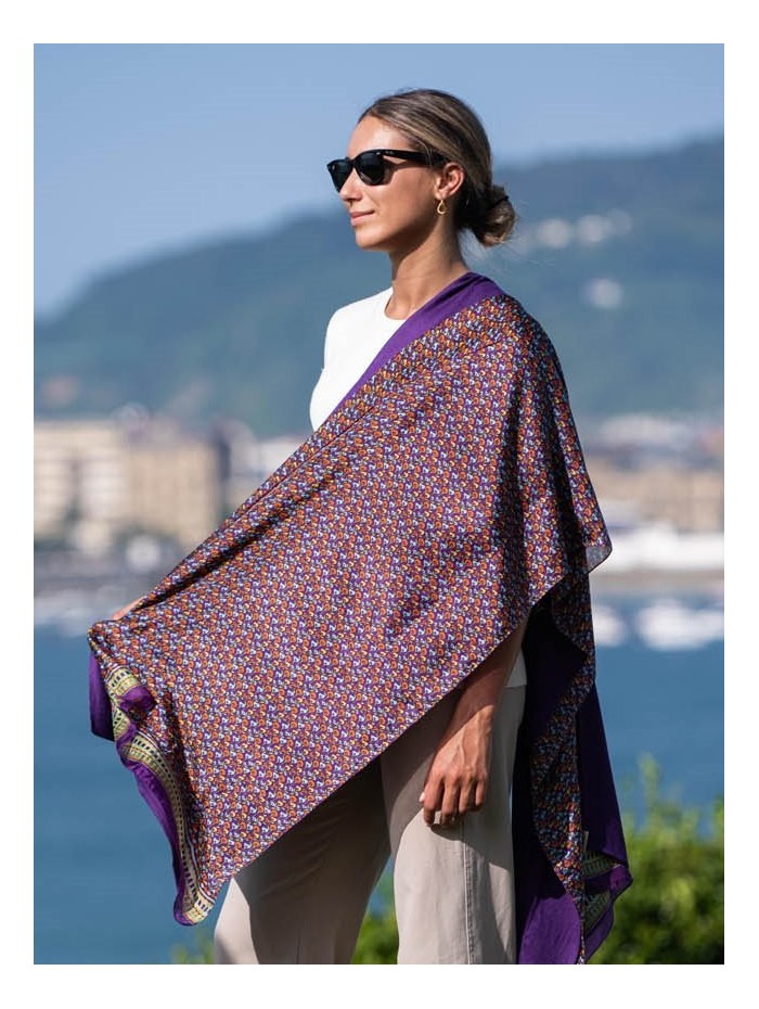 Double silk foulard ASK252CDB