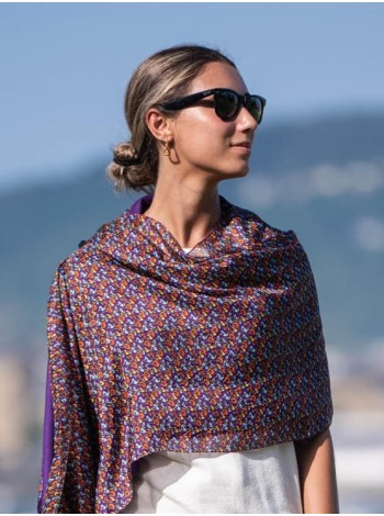 Double silk foulard ASK252CDB