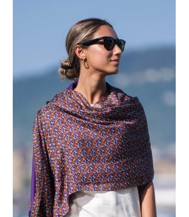 Double silk foulard ASK252CDB