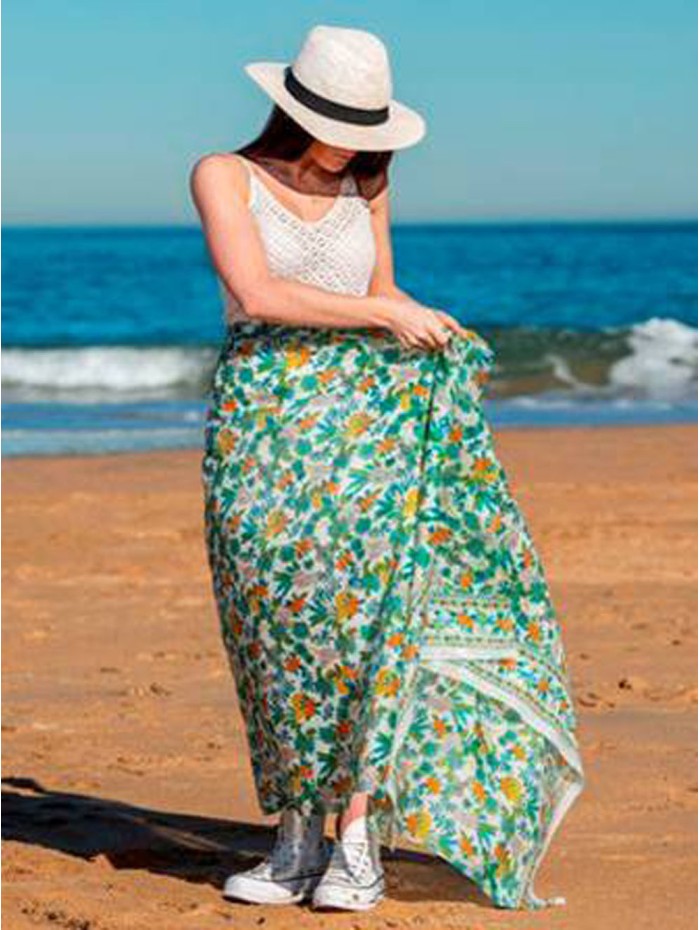 Cotton shawl-sarong ACT81C