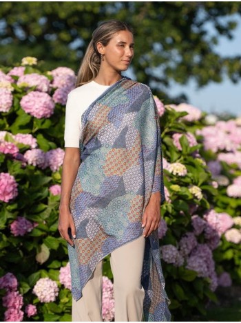 Wool and silk scarf CHE13W