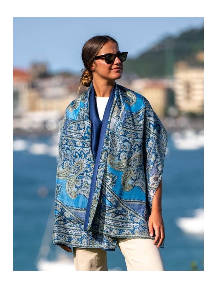 Foulard double en soie ASK54CD