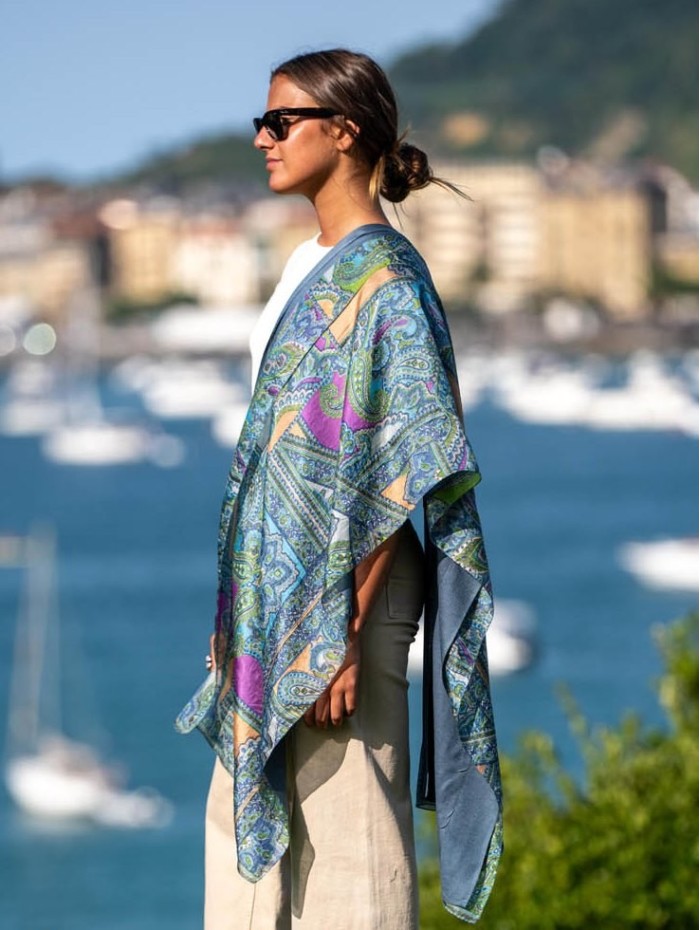 Double silk foulard ASK54CD