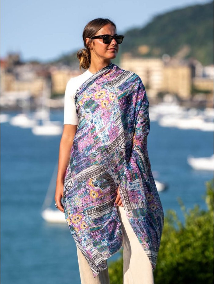 Foulard en soie ASK02C