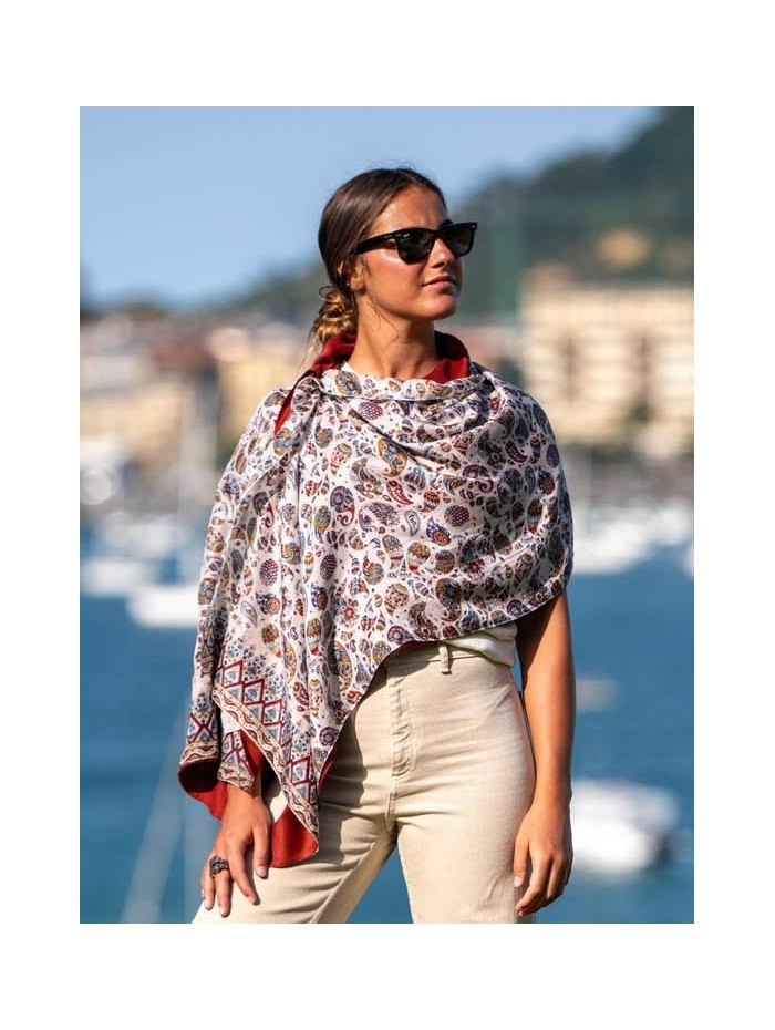 Double silk foulard ASK28CD