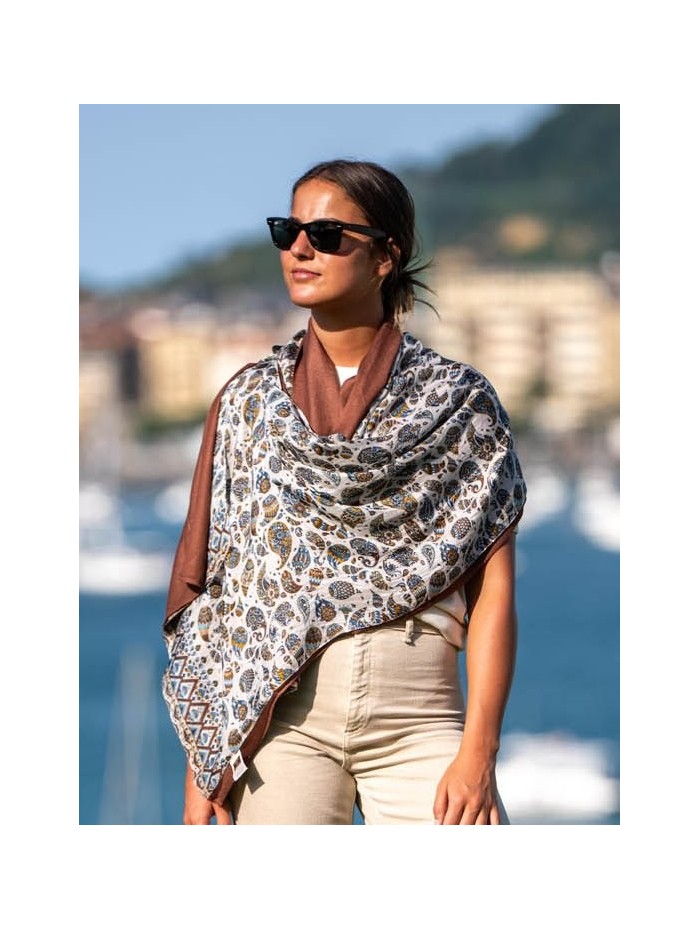 Double silk foulard ASK28CD