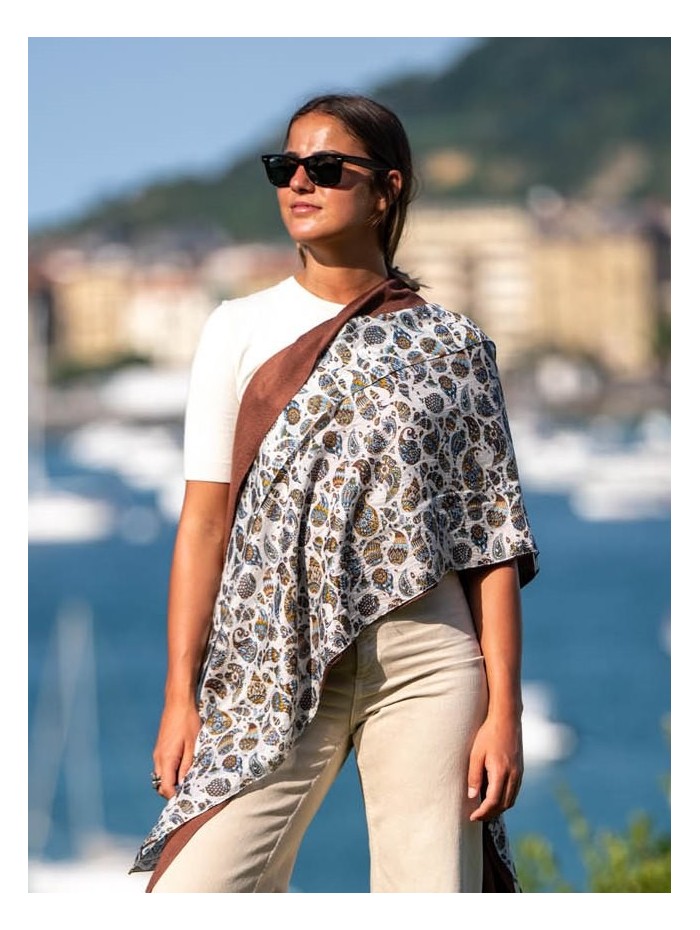 Foulard double en soie ASK28CD