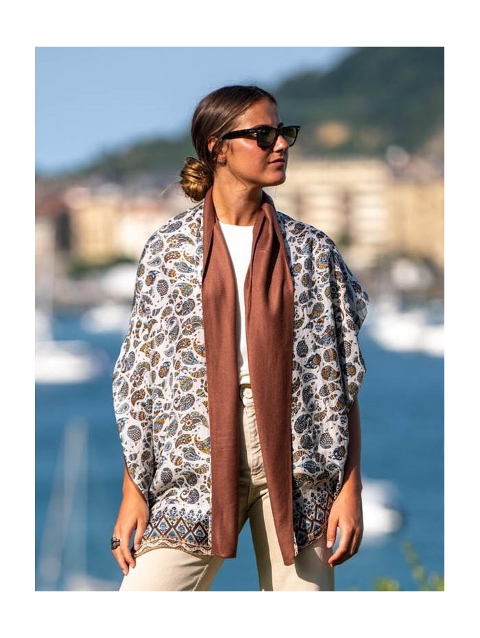 Foulard double en soie ASK28CD