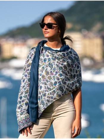 Double silk foulard ASK28CD