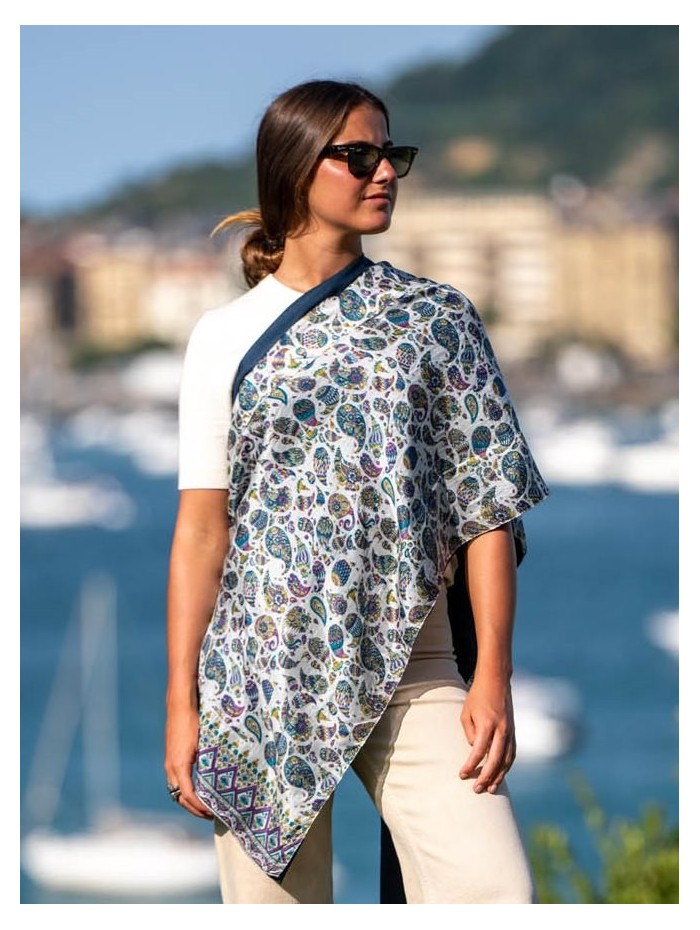 Foulard double en soie ASK28CD