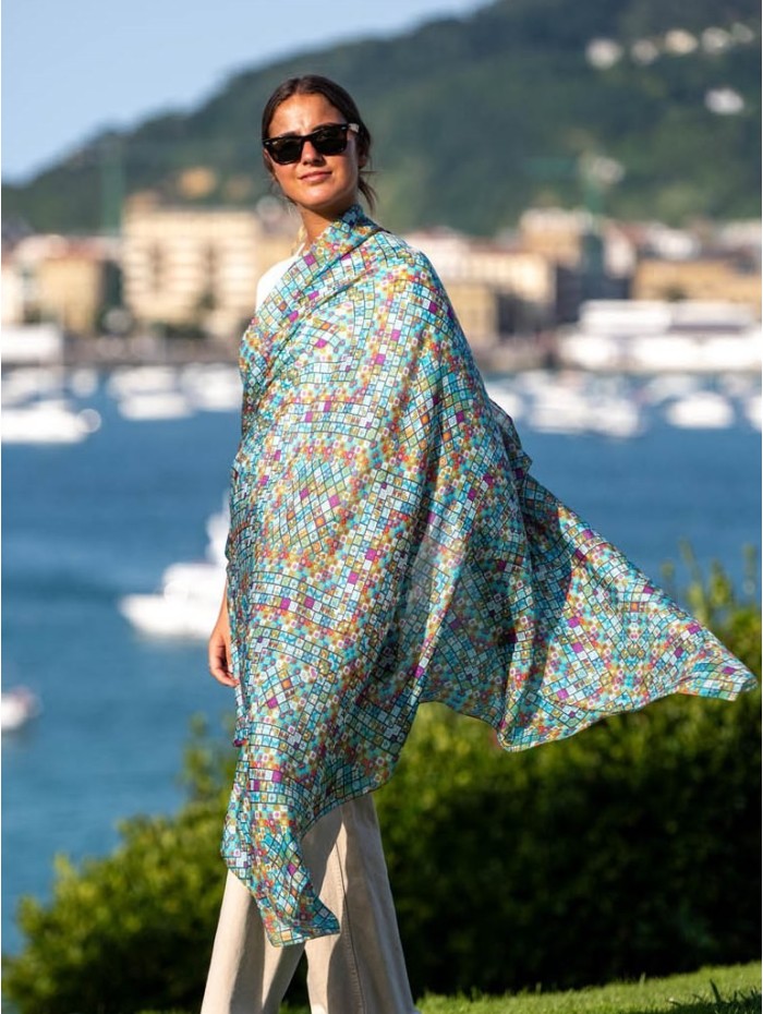 Foulard en soie ASK42C